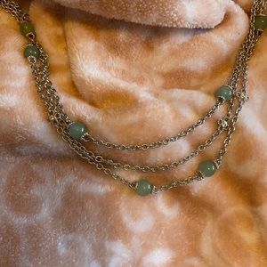 Judith Ripken sterling & Jade 3-layer necklace collector piece